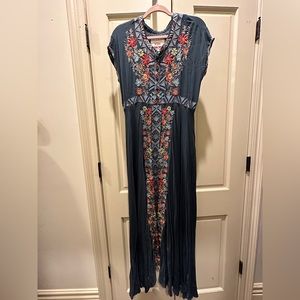 NWT $355 Biya Johnny Was Cassie Maxi Dress medium